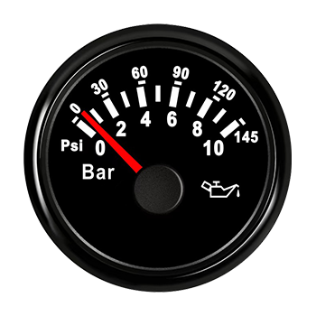 Oil Pressure Gauge 0-10 Bar - SBB0109